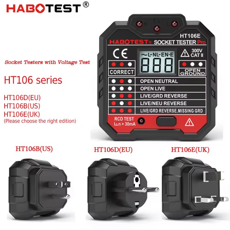 HT106 Digital Socket Tester Pr - огляд і ціна Power Tools Uk Review