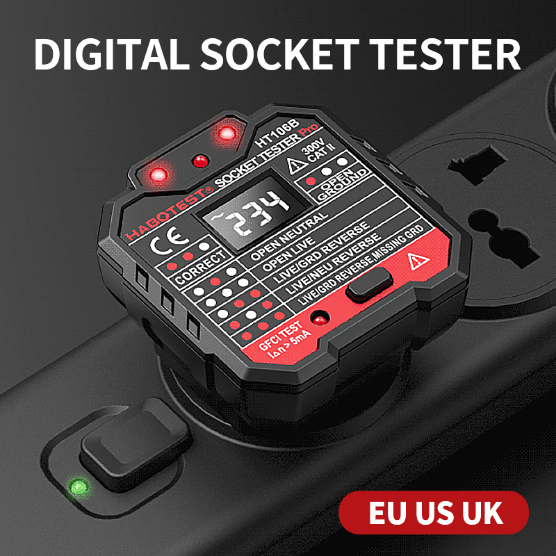 HT106 Digital Socket Tester Pr - огляд і ціна Power Tools Uk Review