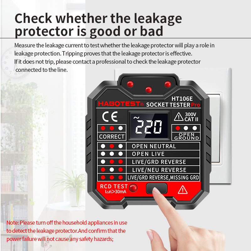 HT106 Digital Socket Tester Pr - огляд і ціна Power Tools Uk Review