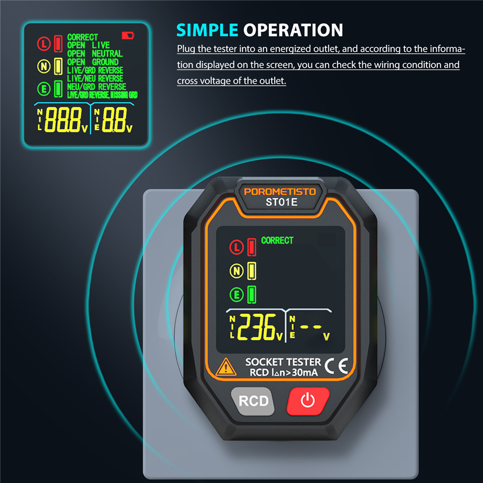 POROMETISTO ST01 Socket Tester - огляд і ціна Power Tools Uk Review
