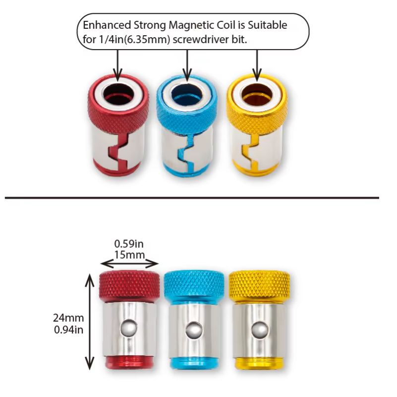 Universal 1/4 Inch Magnetic Sc - огляд і ціна Power Tools Yellow