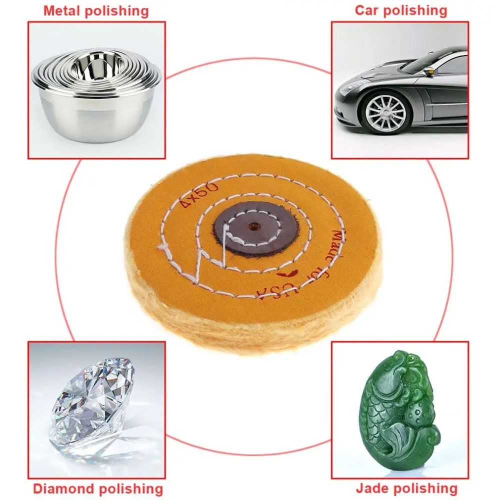 2/3/4/5Inch Buffing Wheel Yell - огляд і ціна Power Tools Yellow
