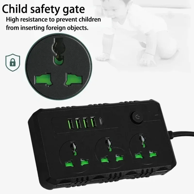 Power Strip with 4 USB and 1 T - огляд і ціна Power Tools Extension