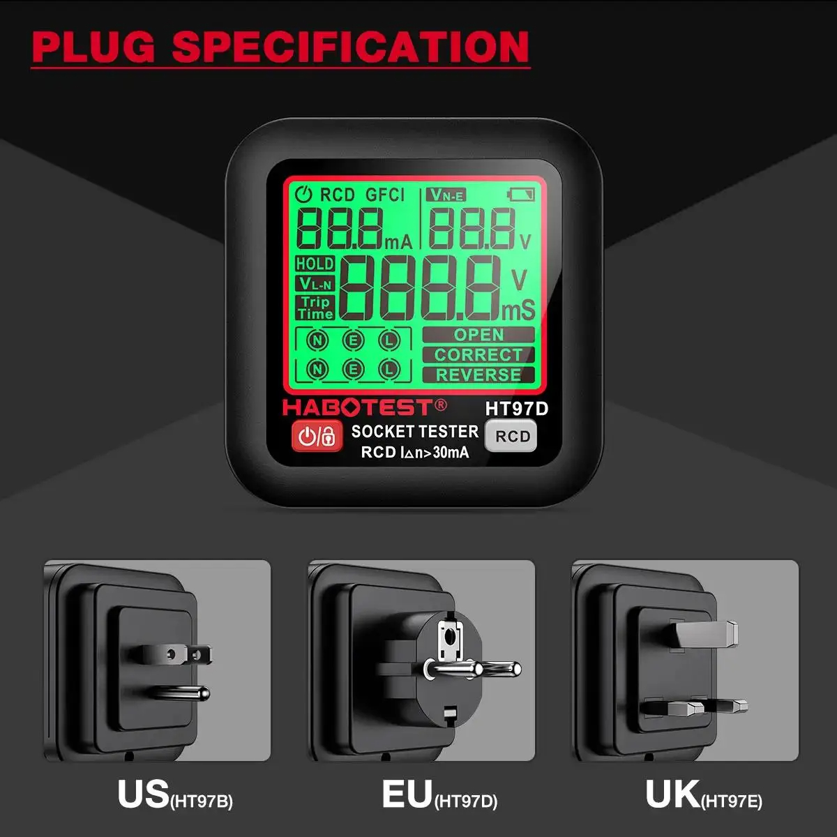 HABOTEST HT97B/D/E Socket Test - огляд і ціна Power Tools Uk Review