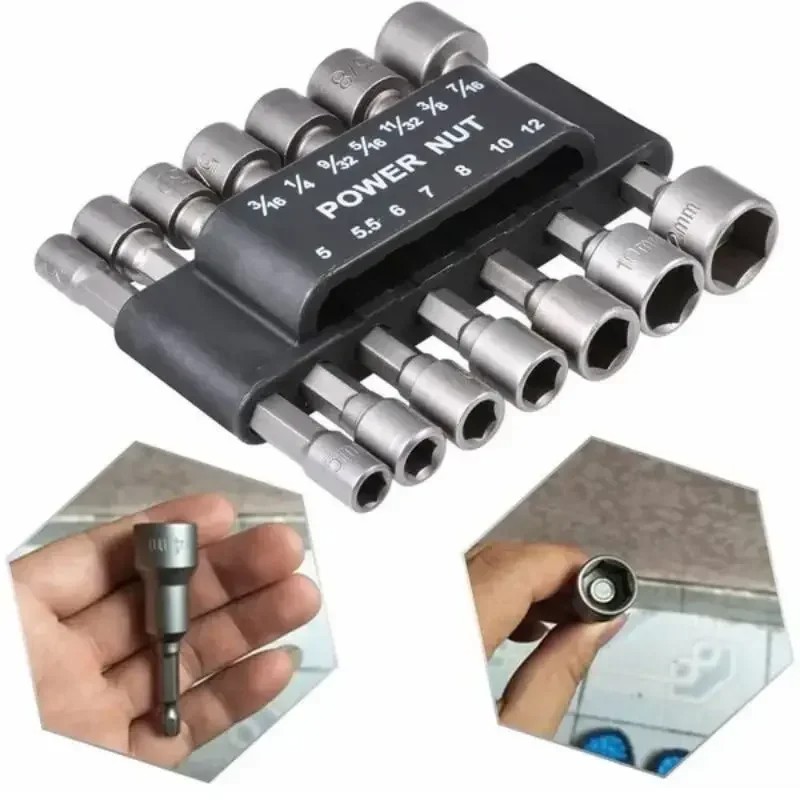 9/14Pcs Set Socket Wrench Powe - огляд і ціна Power Tools Extension