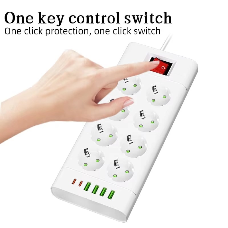 EU Plug Power Strip Outlet Ext - огляд і ціна Power Tools Extension