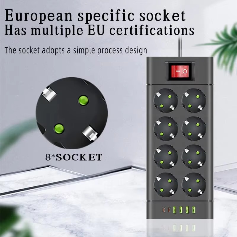 EU Plug Power Strip Outlet Ext - огляд і ціна Power Tools Extension