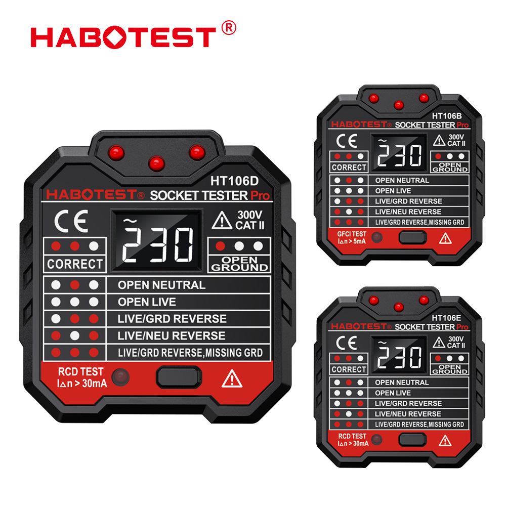 HABOTEST HT106 Digital Socket  - огляд і ціна Power Tools Uk Review