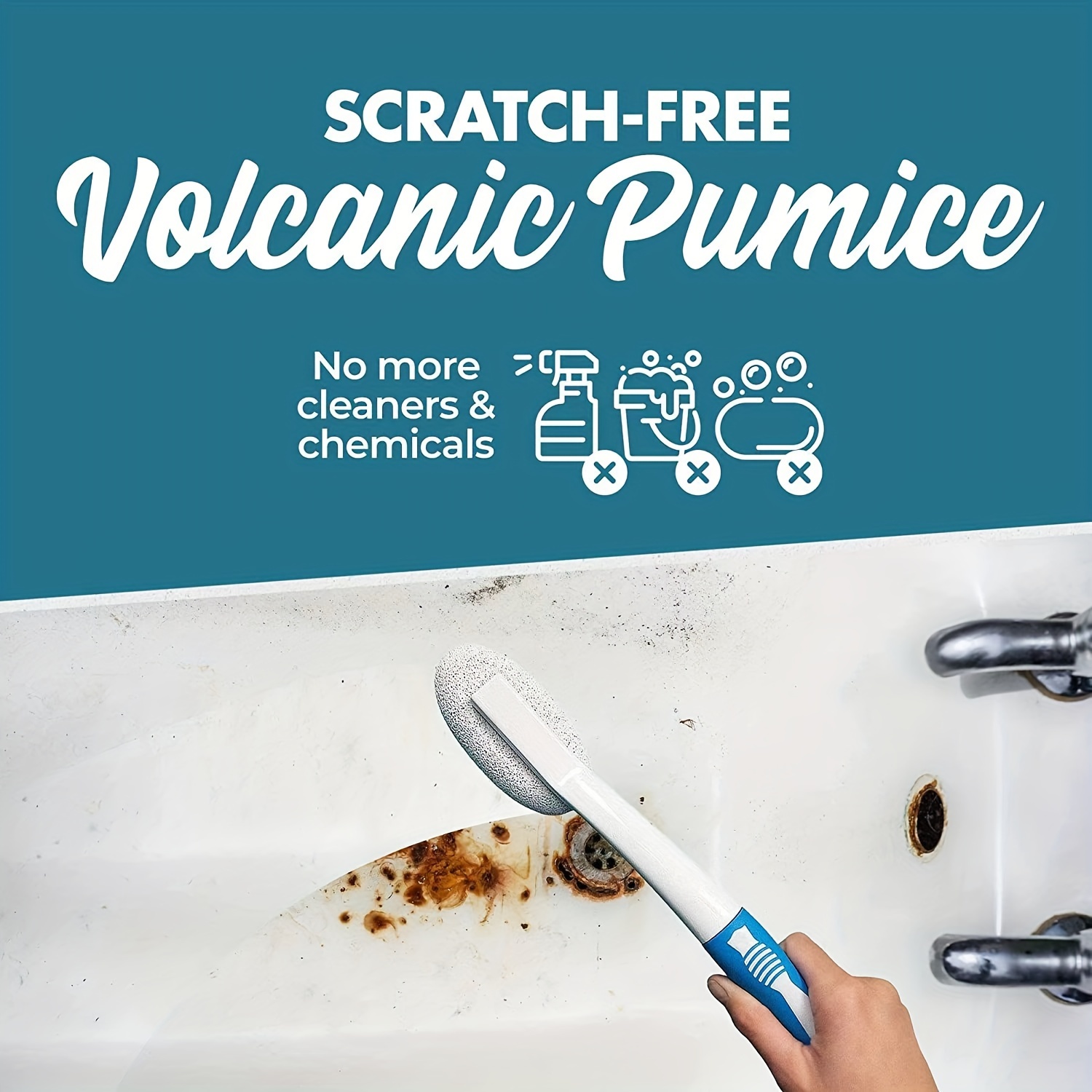 Pumice Toilet Cleaning Brush,  - огляд і ціна Power Tools Yellow
