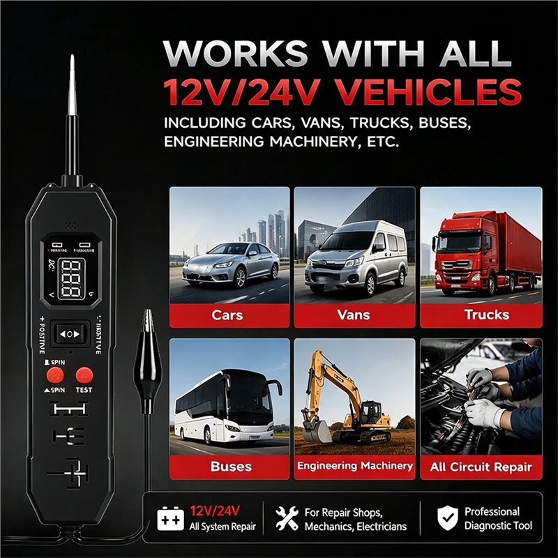 NEW-Automotive Relay Tester, D - огляд і ціна Power Tools Automotive