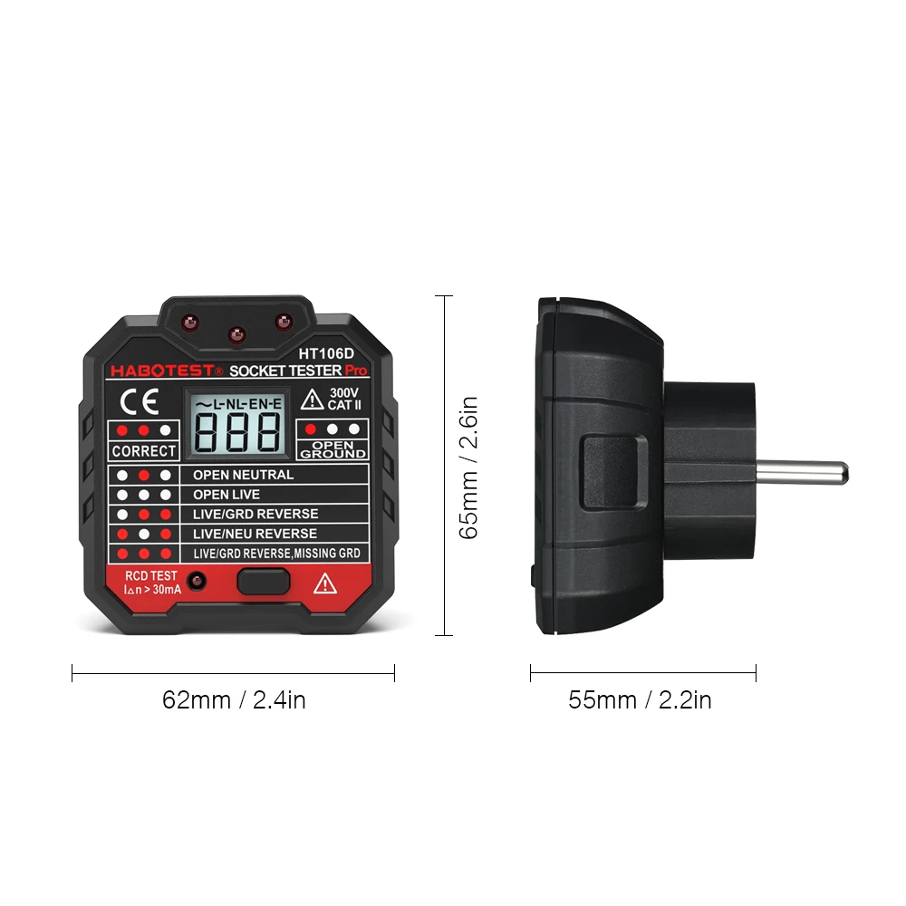HT107 Pro Digital Socket Teste - огляд і ціна Power Tools Uk Review