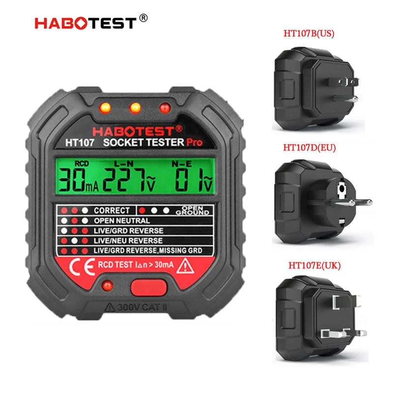 HT107 Pro Digital Socket Teste - огляд і ціна Power Tools Uk Review